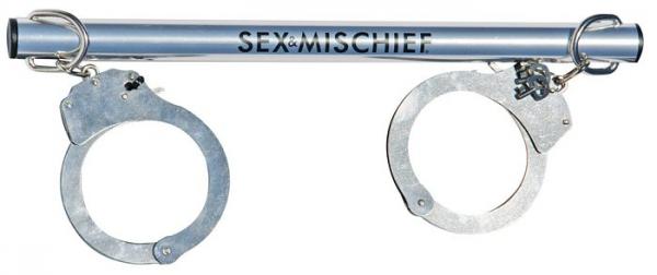 Sex and Mischief Spreader Bar with Metal Cuffs Sex Toy Product