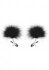 Sex And Mischief Feathered Nipple Clamps Black Sex Toy Product