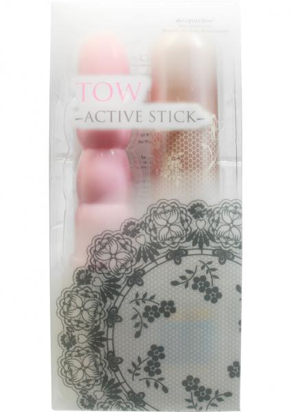 Cupids Bow Tow Active Stick Silicone Vibrator Pink Sex Toy Product