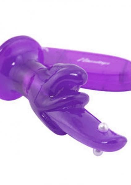 Pleasure Tongue With Pearl Stud Tickler Multi Speed - Purple Sex Toy Product
