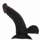 All American Whoppers Vibrating Dong, Balls 7 inches Brown Sex Toy Product