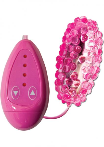 Vibrating Bumpy Bullet 4 Speed Waterproof 3 Inch Pink