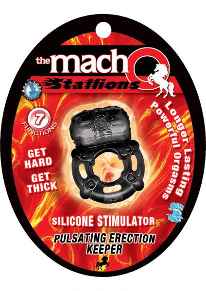 Pulsating Erection Keeper Smoke Cock Ring Sex Toy Product