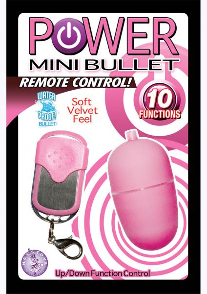 Power Mini Bullet Remote Control Waterproof 2.25 Inch Pink Sex Toy Product