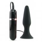 My First Silicone Surge Vibrating Butt Plug 5 Inch Black Sex Toy Product