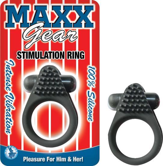 Maxx Gear Stimulation Ring Black Sex Toy Product