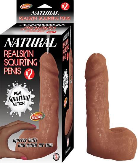 Natural Realskin Squirting Penis 2 Brown Dildo On Literotica