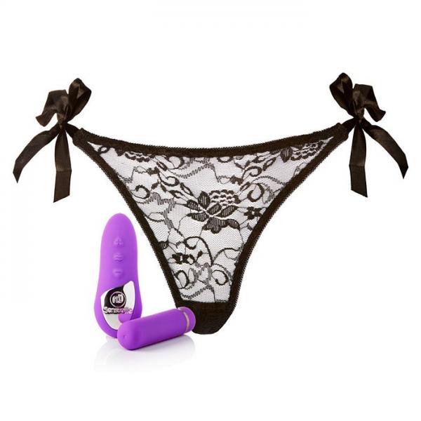 Sensuelle Pleasure Panty Bullet Remote Control Purple