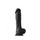 Coloursoft 8 inches Soft Dildo Black Sex Toy Product