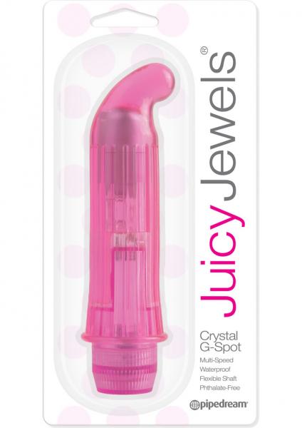 Juicy Jewels Crystal G Spot Vibrator Waterproof Pink Sex Toy Product