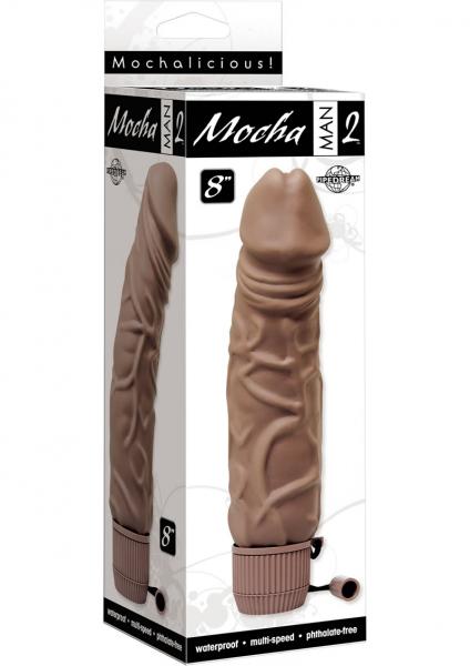 Mocha Man 2 Brown Realistic Vibrator Sex Toy Product