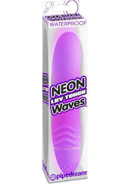 Neon Luv Touch Waves Vibrator Purple Sex Toy Product