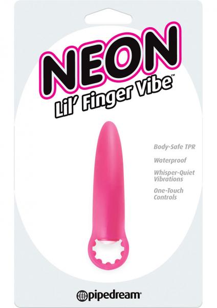 Neon Lil Finger Vibe Waterproof Pink Sex Toy Product