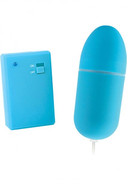Neon Luv Touch Remote Control Bullet Vibrator Blue