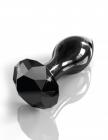 Icicles No 78 Black Glass Massager Gem End Sex Toy Product