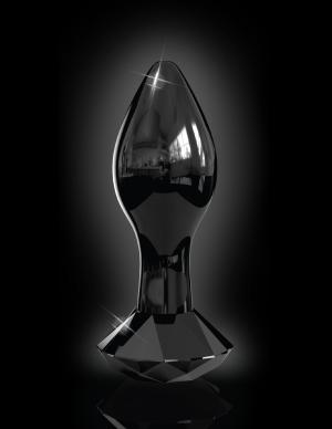 Icicles No 78 Black Glass Massager Gem End Sex Toy Product