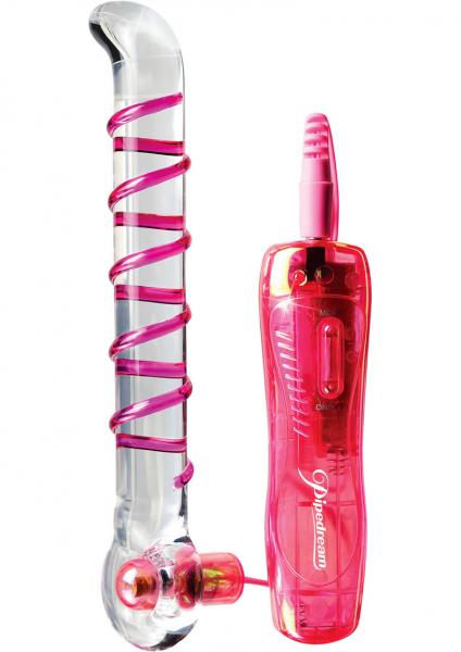 Icicles No 4 Glass Vibrator 7 Inches Clear