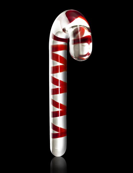 Icicles No. 59 Hand Blown Glass Massager Candy Cane	 Sex Toy Product