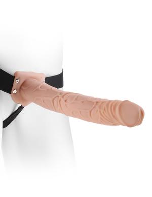 Fetish Fantasy 11 inches Hollow Strap On Beige Sex Toy Product