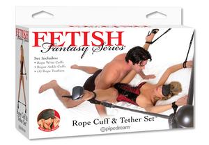 Fetish Fantasy Cuff And Tether Set Black Sex Toy Product