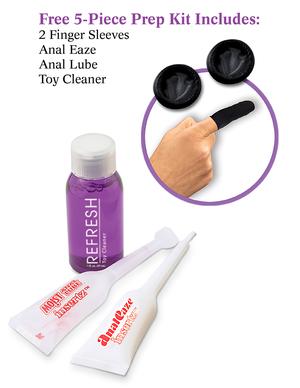 Anal Fantasy Large Silicone Plug Black Sex Toy Product