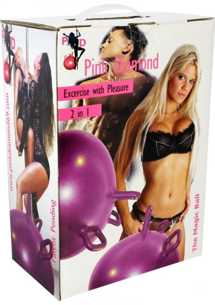 Pink Diamond Single Magic Ball Purple Sex Toy Product