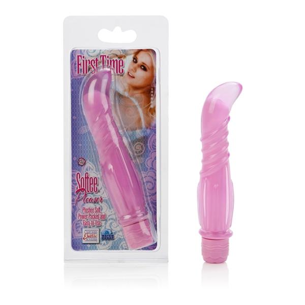 First Time Softee Pleaser Vibrator Pink Sex Toy Product