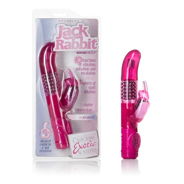 Advanced G Jack Rabbit Vibrator Pink Sex Toy Product