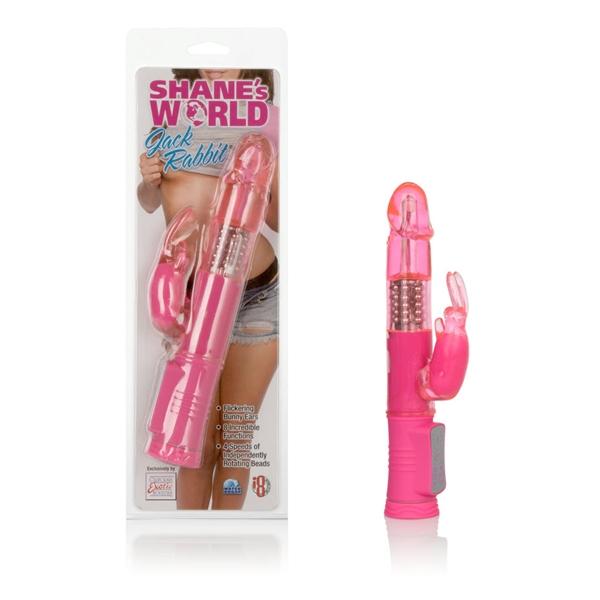 Shanes World Jack Rabbit Vibrator Pink Sex Toy Product