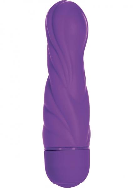 Silicone Gyration 10 Function Satisfier Vibrator Purple Sex Toy Product