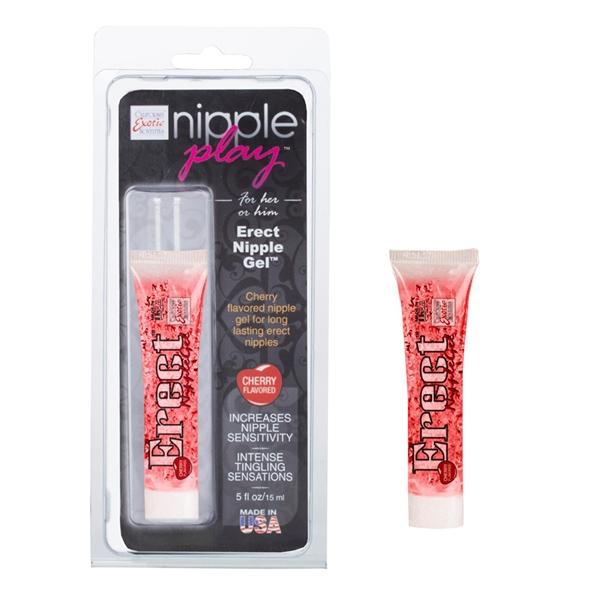 Nipple Play Erect Nipple Gel Cherry .5oz Sex Toy Product