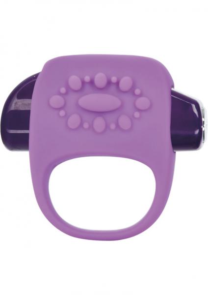 Key Halo Silicone Vibrating Ring Waterproof - Purple	 Sex Toy Product