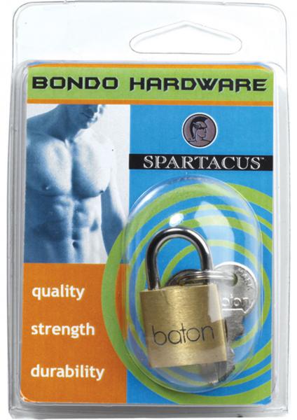 Bondo Hardware Brass Padlock .75 Inch Image 2