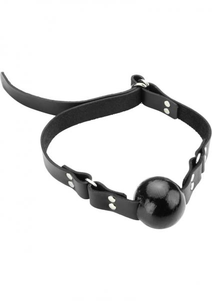Small Ball Gag With D Ring 1.5 Inch Black Small Ball Gag With D Ring 1.5 Inch Black