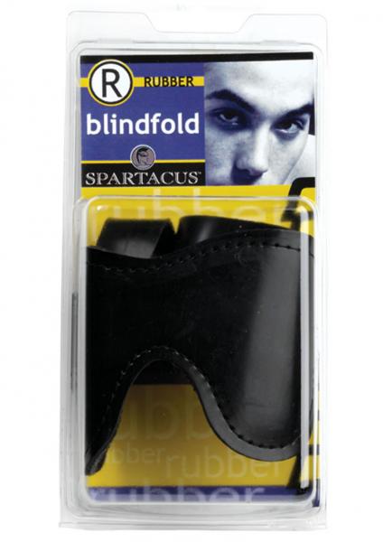 Rubberline Classic Cut Blindfold Black Sex Toy Product