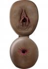 Cyberskin Fresh Pussy And Ass Masturbator Brown Sex Toy Product