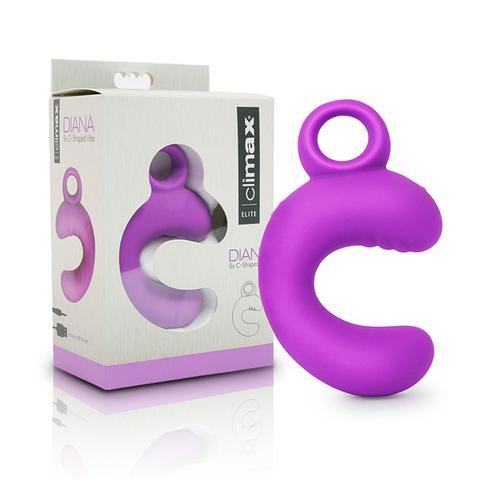 Climax Elite Diana C Shaped Vibe Purple Sex Toy Product