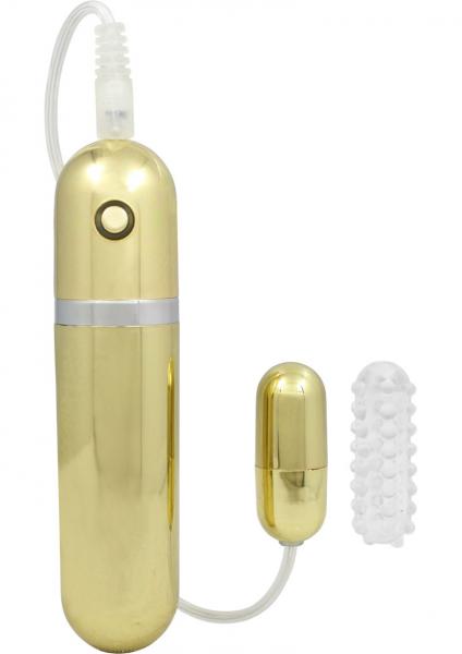 Ahh Vibe Bullet Of Love Remote Control Bullet Gold