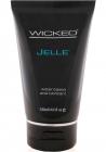 Wicked Jelle Water Based Anal Lubricant Fragrance Free 4 Ounce Sex Toy Product