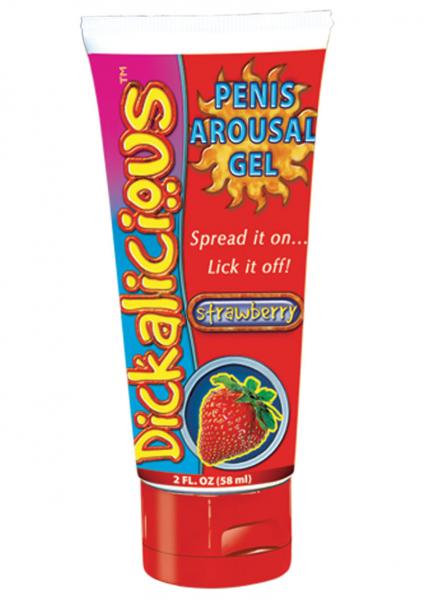 Dickalicious Penis Arousal Gel 2oz Strawberry