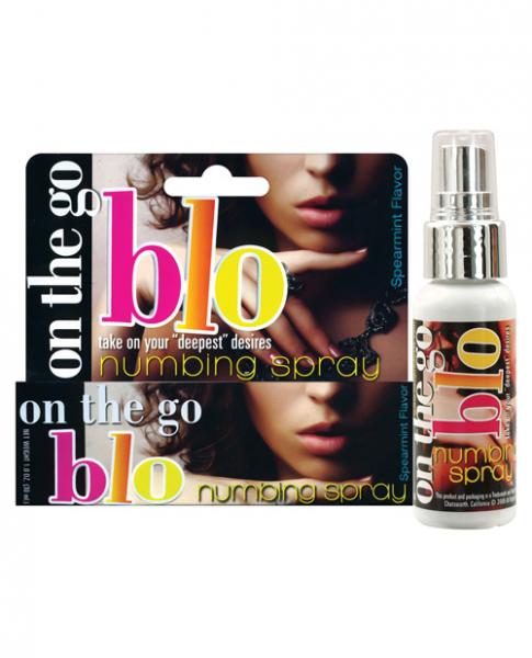 On The Go Blo Numbing Spray 1oz Spearmint Sex Toy Product