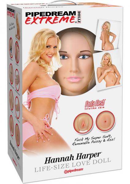 Hannah Harper Life Size Blow Up Love Doll Beige Sex Toy Product