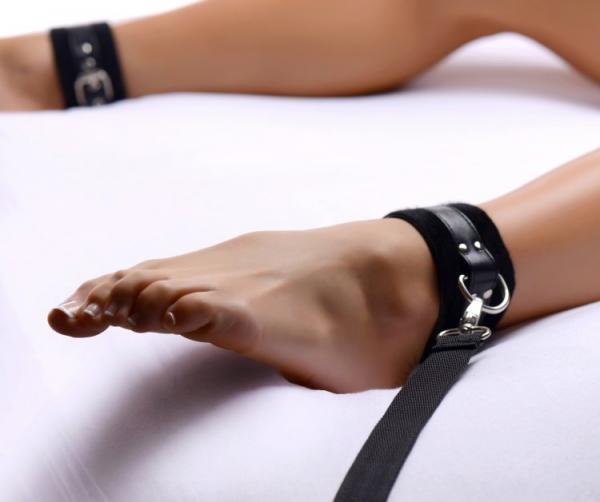 Frisky 8 Piece Bondage Restraint Set Black Sex Toy Product