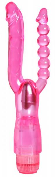 Trinity Double Trouble DP Vibe Pink Sex Toy Product