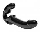 Revolver Strapless Strap On G-Spot Dildo Black Sex Toy Product