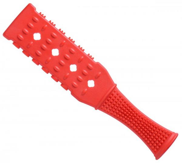 Paddle Me Textured Silicone Paddle Red Sex Toy Product