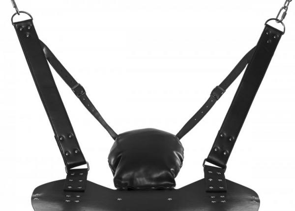 Strict Extreme Sling with Stirrups and Pillow Black Sex Toy Product