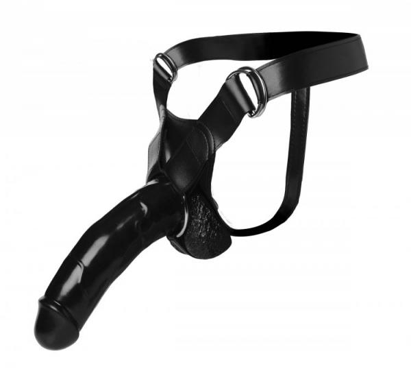 Infiltrator Ii Hollow Strap On With 9 Inches Dildo Black