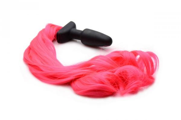 Tailz Pony Tail Anal Plug Hot Pink  Sex Toy Product