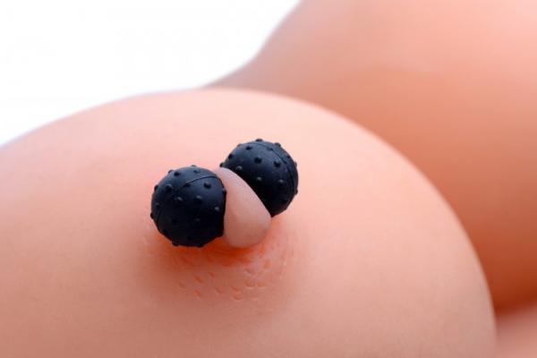 Dragon's Orbs Nubbed Magnetic Balls Black Sex Toy Product